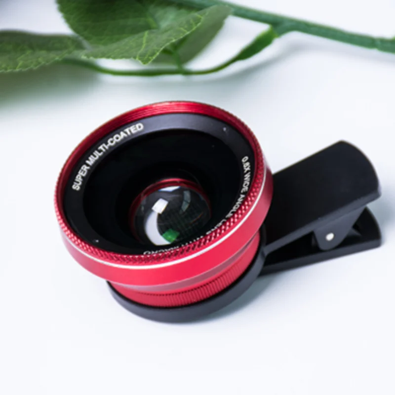 4K 0.6X lens External camera Wide-angle macro fisheye lens High-definition camera phone wide-angle lens