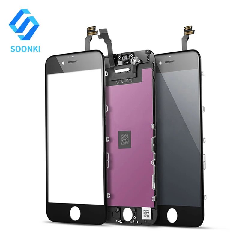 Hot selling cell phone display for iphone 6 screens lcd touch display replacement for iphone 6 lcd mobile phone display