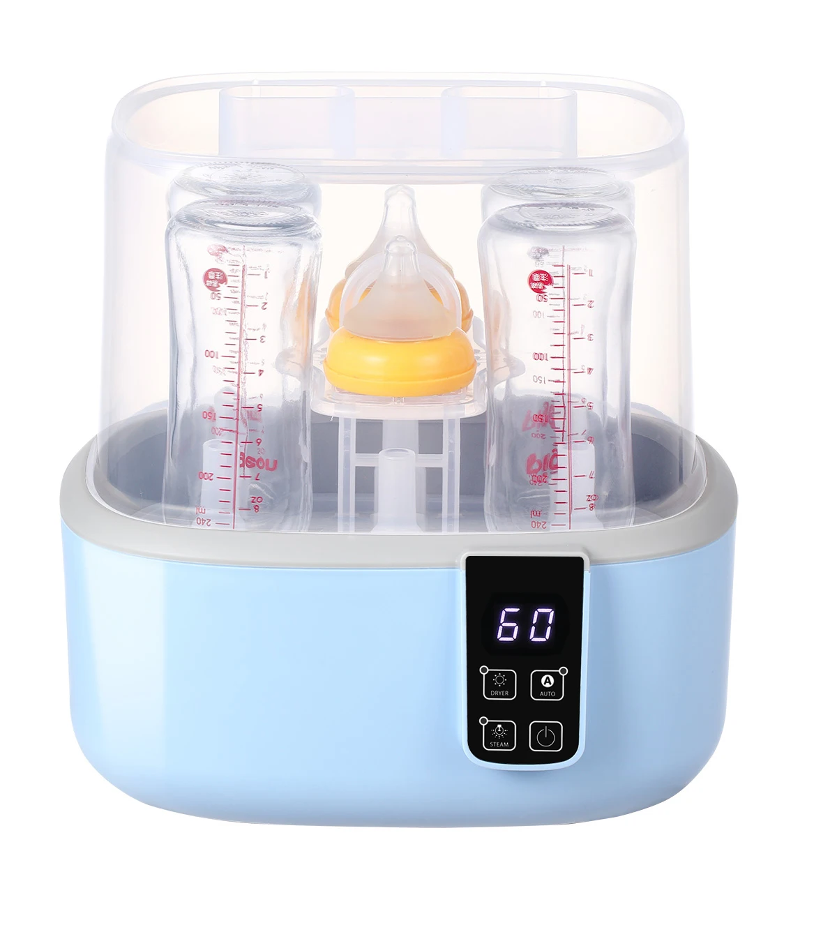Large capacity Bottle Warmer Steam Sterilizer Electric Steriliser and Dryer for baby bottles