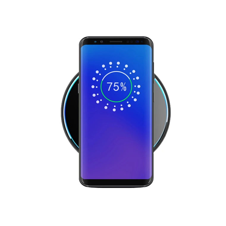  QI Standard Wireless Charger X8 15W Acrylic Mirror Low Temperature for iPhone8 X XS Plus HUAWEIRS GALAXY GOOGLE LUMIA OEM