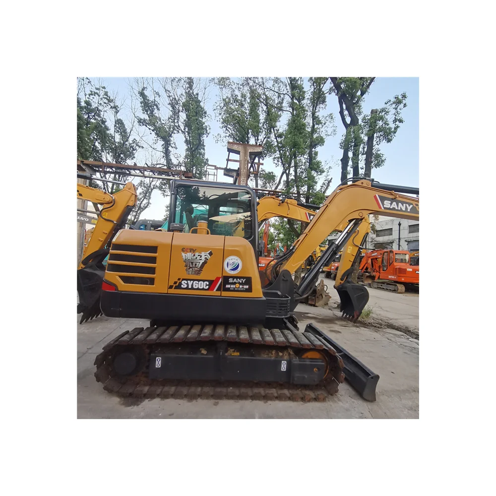 China made Quality used original excavator6ton SANYo SY60C/75C/75C-9/95C/95C-9  crawler used excavator