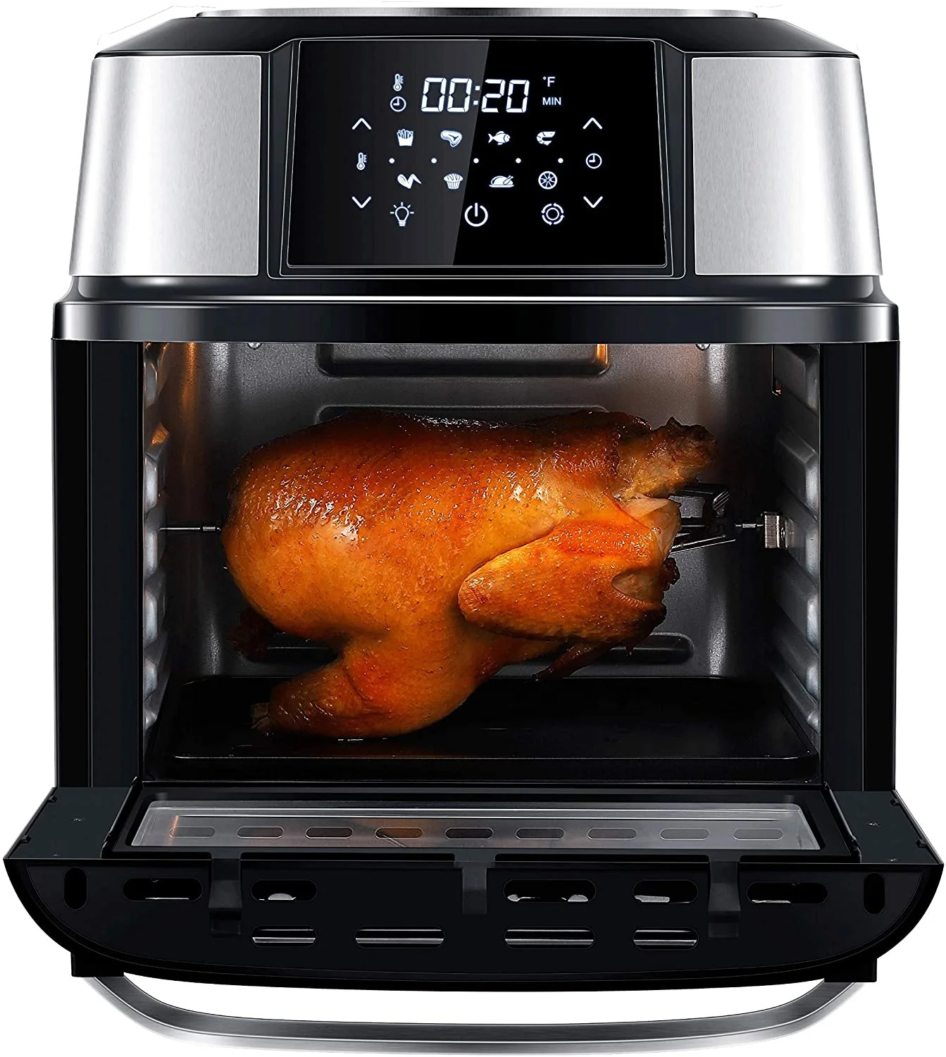 Аэрофритюрница и Дегидратор еды 18L Кухонная техника духовка идеально подходит для сушки вяленой говядины трав фруктов овощей лакомств