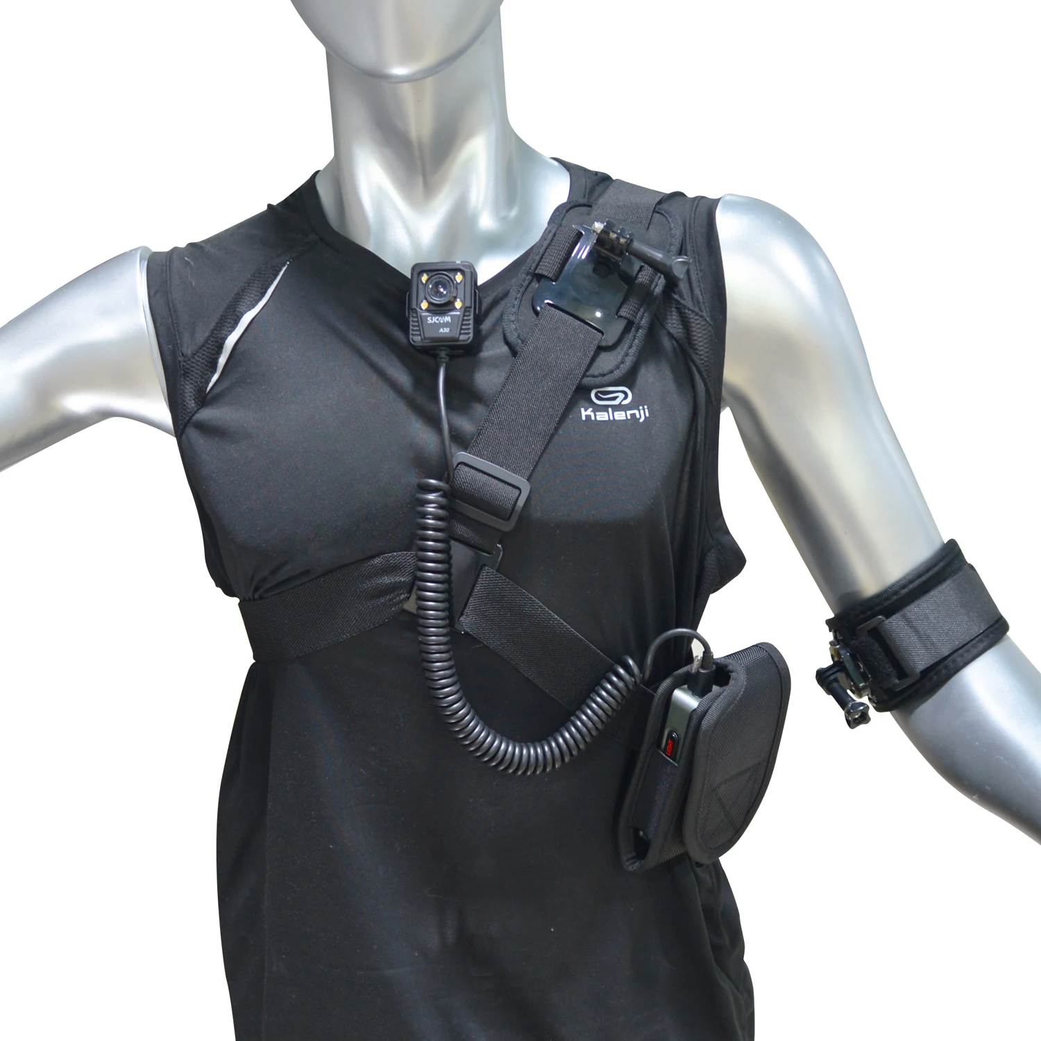 SJCAM Wearable Separate Giant Screen Security Guard  Body Camera A30 Police Recorder 5800mAh Wifi Connection with Mobile