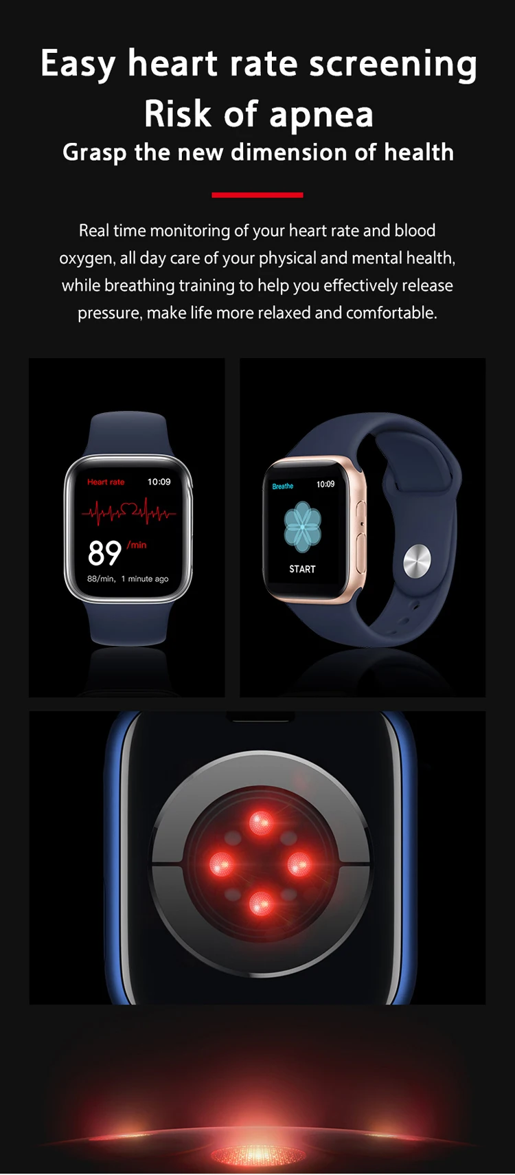 Hiwatch Waterproof 1.92Inch Clock Sleep Step Counter T500 Pro+ Smartwatch T500 Plus Pro Smart Watch Reloj Inteligente T500 Plus