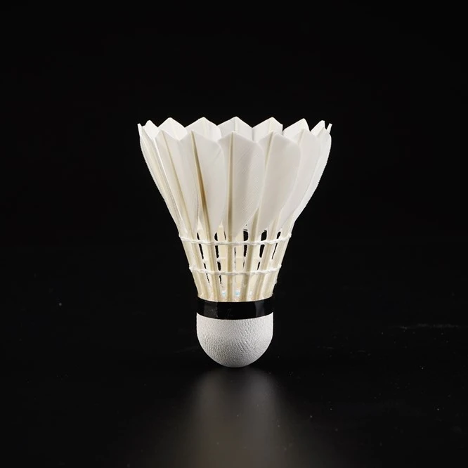 Top class high quality resistant to play level 2 protech badminton shuttlecock head goose feather