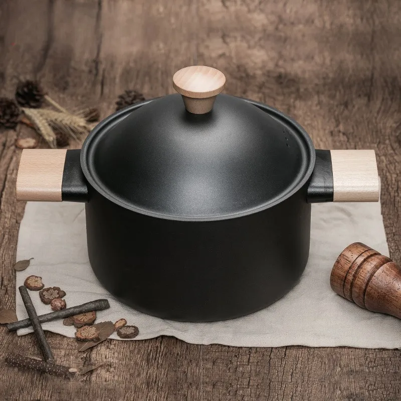 High Quality Iron Pot and Pan Set Hot 5Piece Nonstick Cookware Set Kitchen Stock Pot Frying Pan with Lid