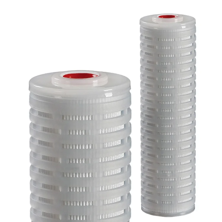 China Wholesale Manufacturer Filter Medical/Food/Industry/Grade 5 Micron PP Pleated Cartridges For Soft Drink Filtration