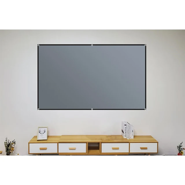 SNOWHITE 60-130 дюймов проекционного экрана 16:9 далекий бросок Лар складной портативный проектор кино экран для обоих для использования вне помещения