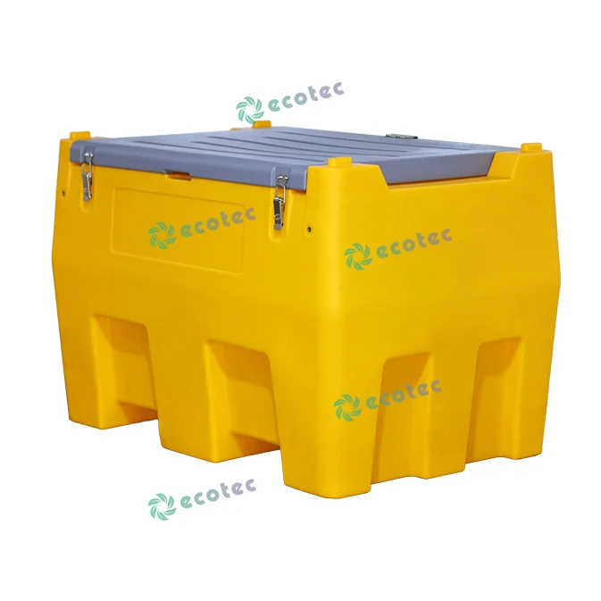 Ecotec 220L/480L Mini Fuel Tank with Gasoline Transfer Pump Fuel Diesel Water Oil Tank for Truck Refueling