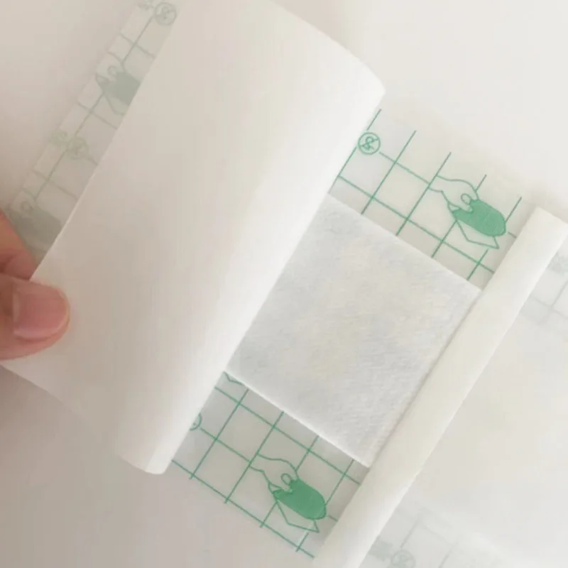 Medical Absorbent Sterile Pad Medical Surgical Waterproof PU Transparent Dressing Self Adhesive with acrylic glue