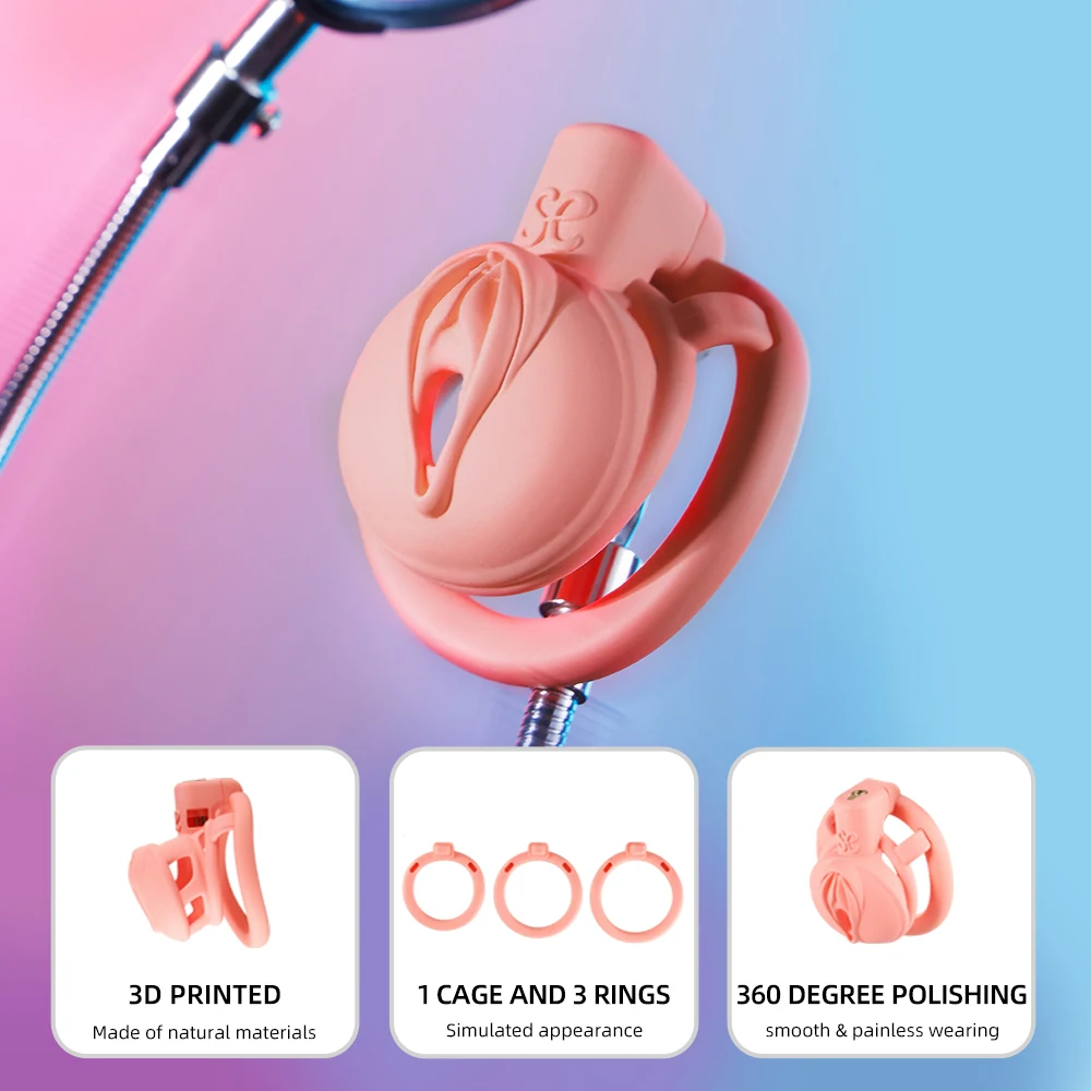 Sevanda  Short Style Penis Lock Chastity  Abs Sex Toys for Adult Man Used in Sex Games