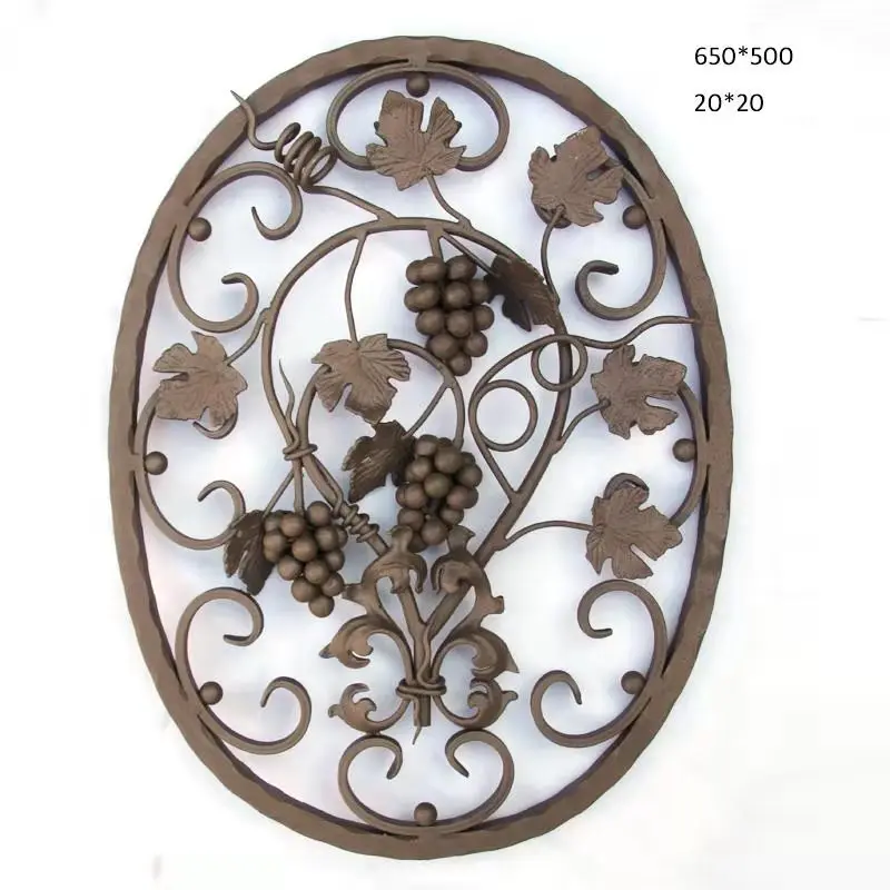 OUYA Wrought Iron Rosettes with Grapes Design Cheep Prices for Ornaments