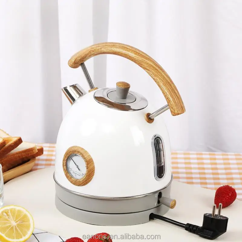 1/1.5/1.7/1.8L Fast Heating Boiler Teapot Keep Warm 304 Stainless Steel Electric Hot Water Heater Vintage Water Kettle
