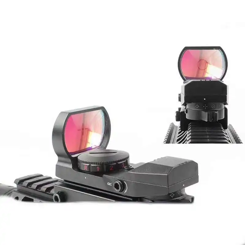 Factory sale HD101 iris optical scope red light Reflex Holographic red dot sights scope for hunting with 20mm mounts