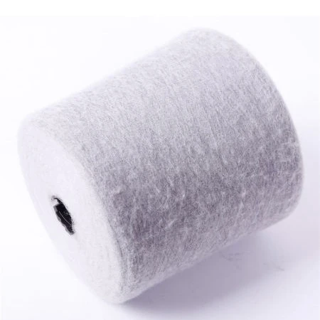 Wool yarn 30nm / 2 mercerized  white hank yarn china