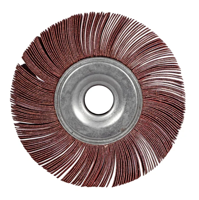 high density mini Abrasive mounted OEM Flap Disc mop wheel with sharft mini flap wheel