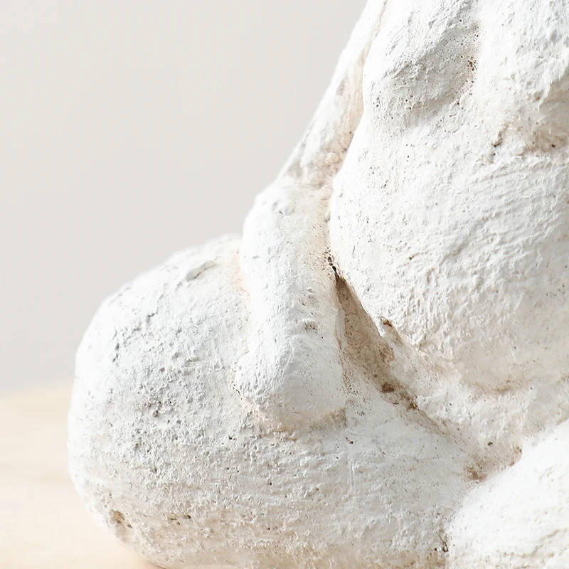 Wabi-sabi Ornament Abstract Figurine Home Decor Interior Tabletop Desk Cabinet Decoration Items Cement Small Sculpture