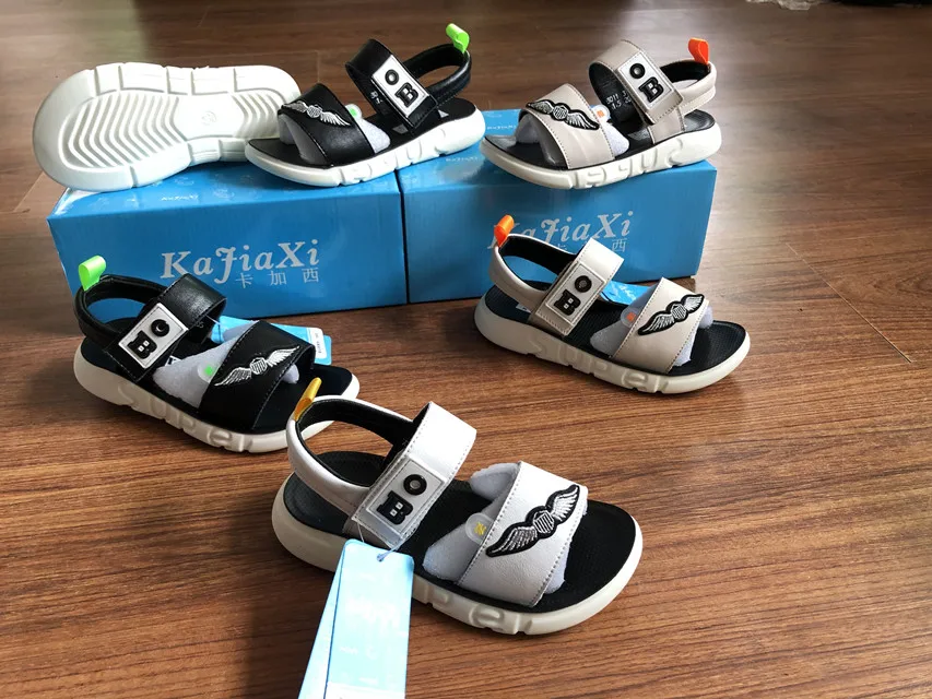 Сандалии для мальчиков, новинка 2020, летняя детская пляжная обувь, специальные детские сандалии