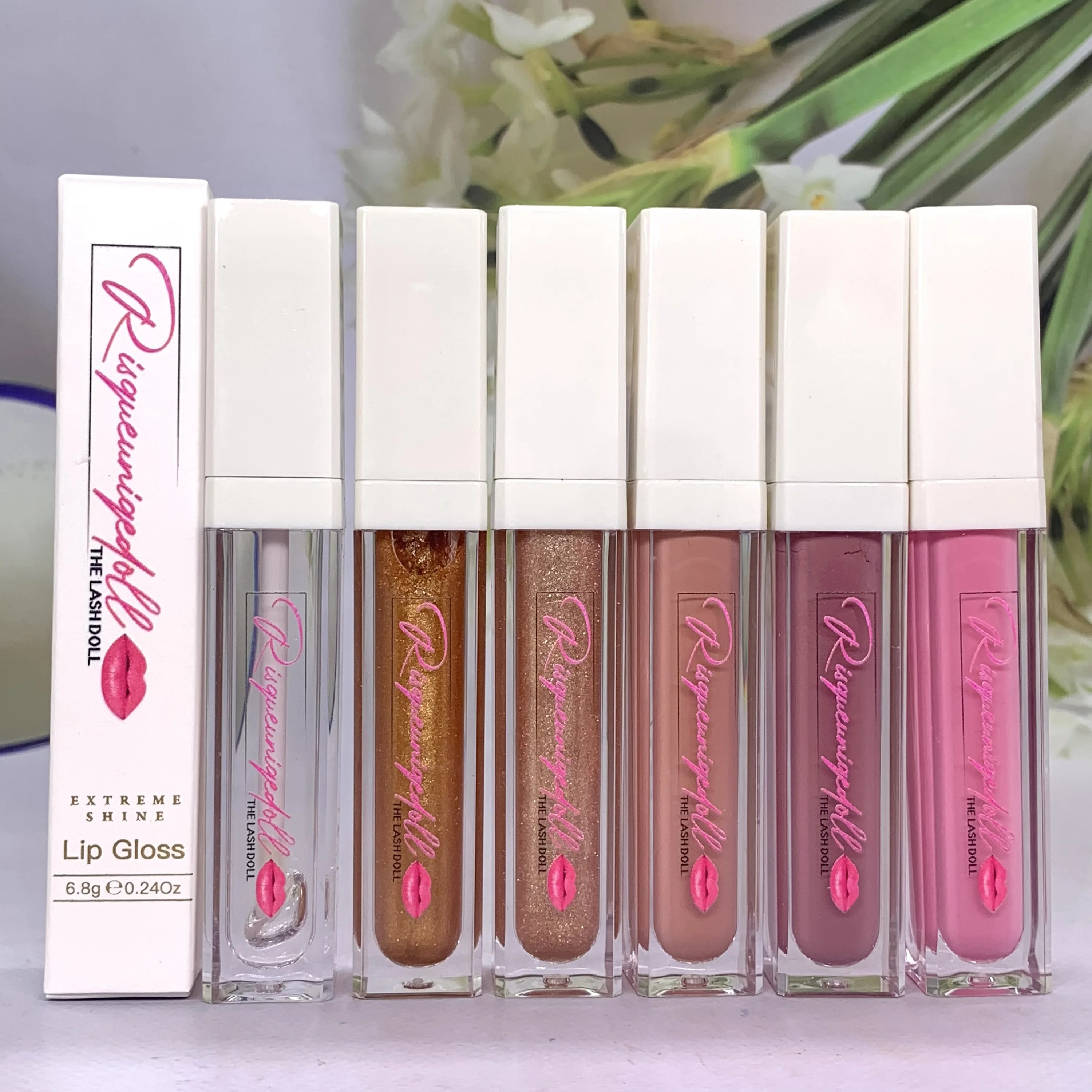 20 Colors Sexy Women Private Label Metallic Liquid Diamond Lipstick Glossy Lipgloss