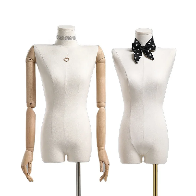 Подвижная рукоятка для женского манекена из хлопка и