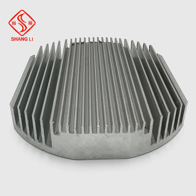 6063 Industrial Large Heatsink Extrusion Round Radiator Aluminium Heat Sink