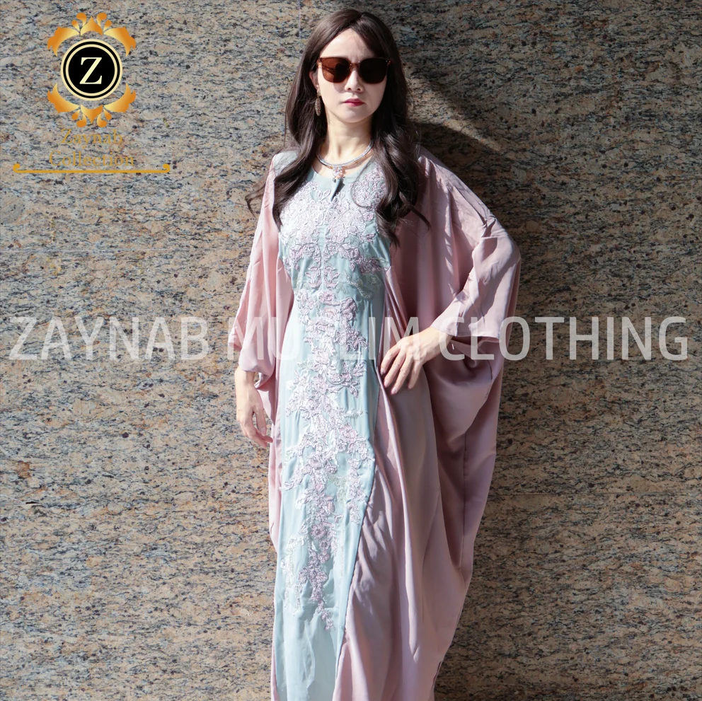 Zaynab Abaya Islamic Moroccan Djellaba Kaftan Coat China Cheap Long Sleeve Casual Muslim Women Abaya