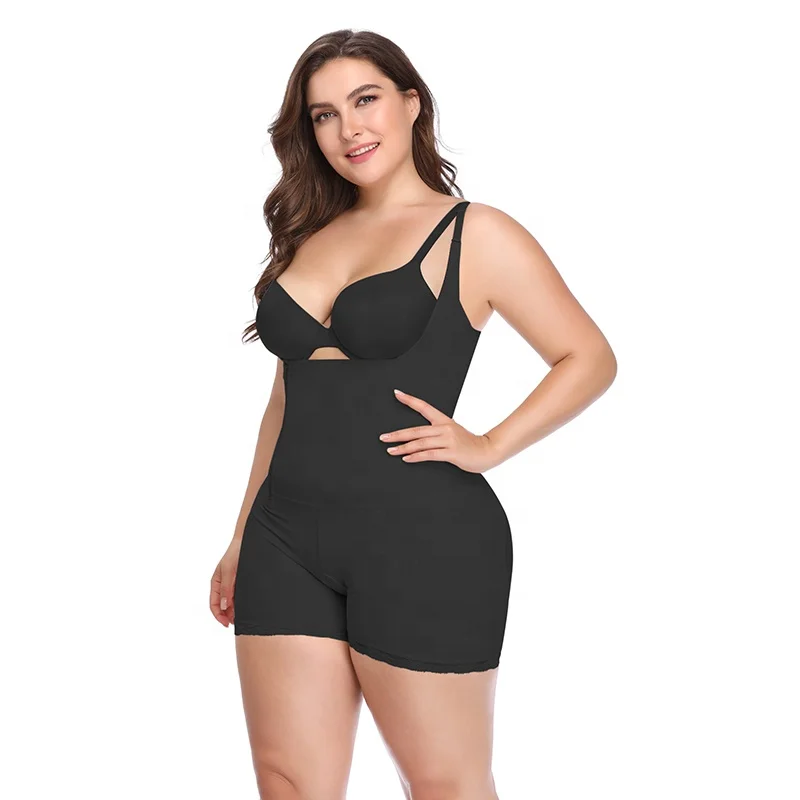 6XL Корректирующее белье для похудения Женское боди под грудью черное бежевое серое 2018 на