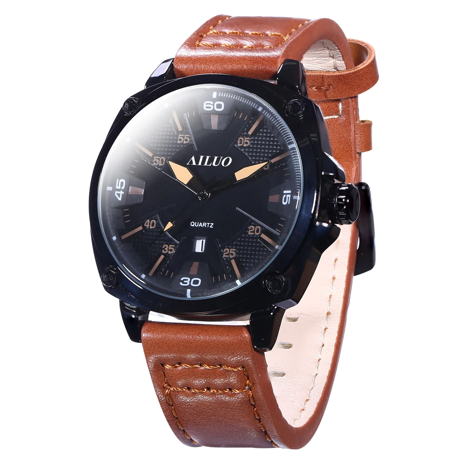 
2021 Fashion Classic Casual Watches Luxury Male Wristwatch Leather Business Quartz Watch for Men 