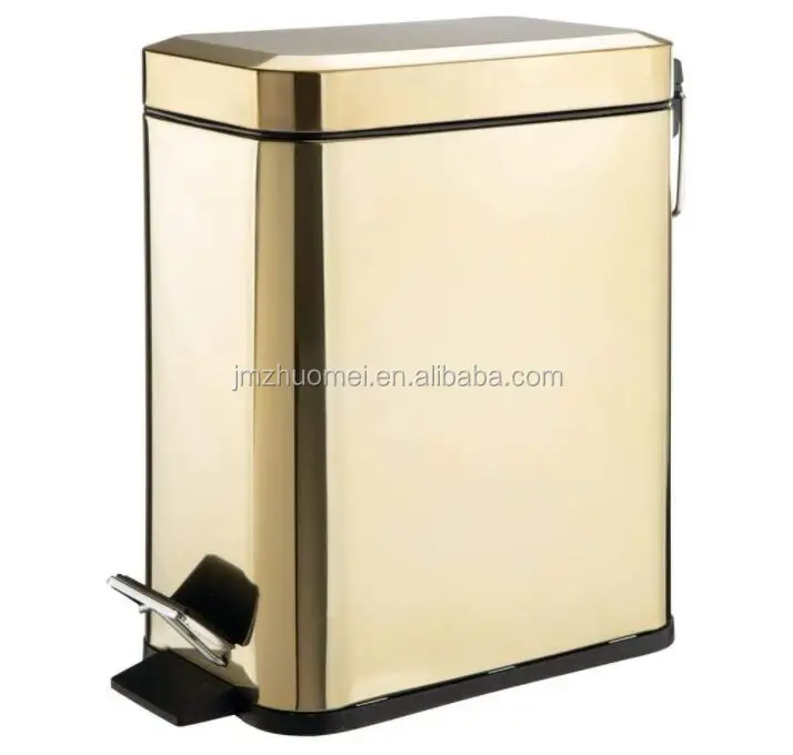 
6L Household Office Foot Pedal Dustbin Waste Bin Garbage Trash Can With Lid 