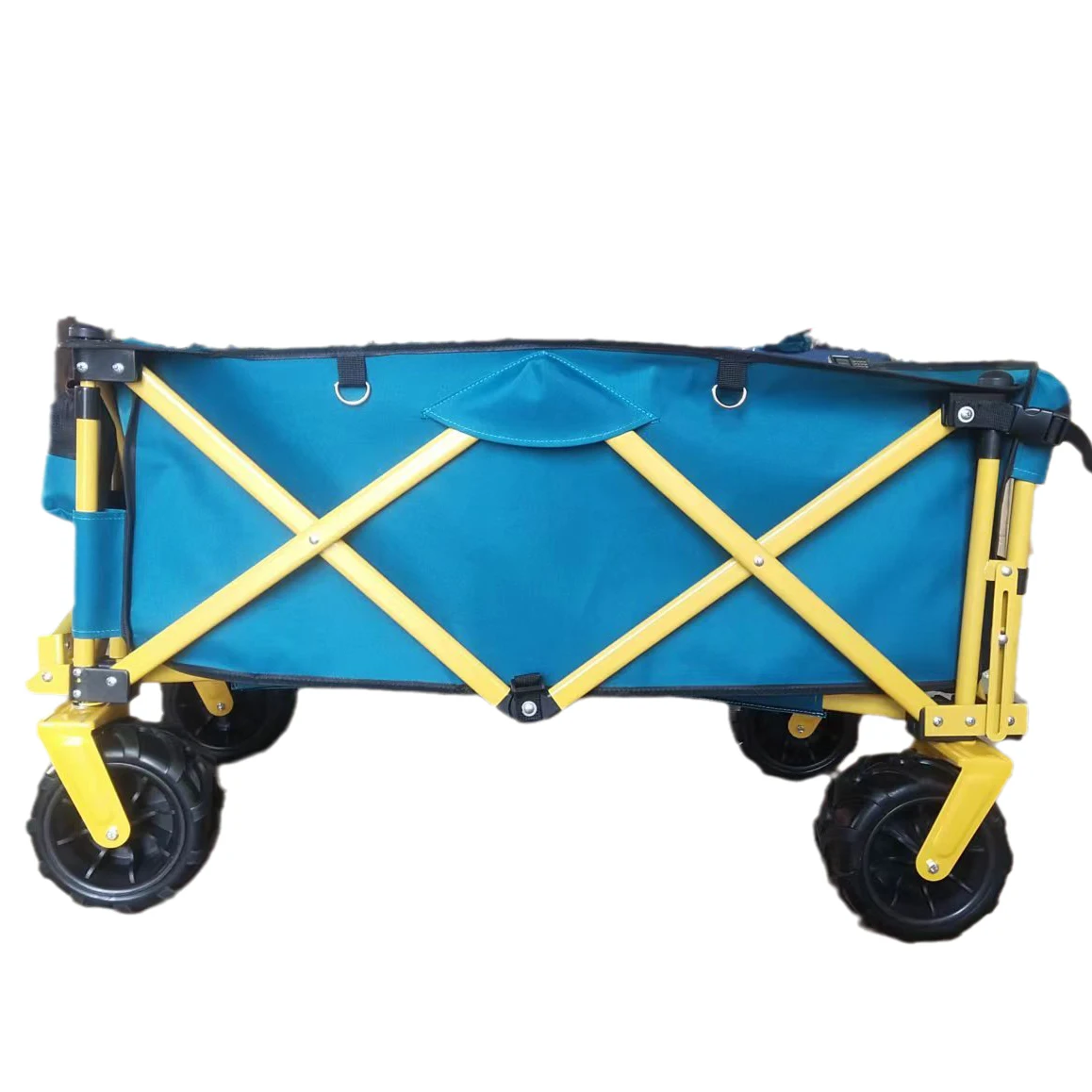 Hot Sale Wholesale Trolley Cart Foldable Folding Utility Wagon Portable Cargo Wagon For Camping Beach Outdoor Garden