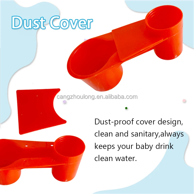 ZB LMB-10 bird drinker pigeon accessories Automatic Plastic Pigeon Water Drinkers for Bottle