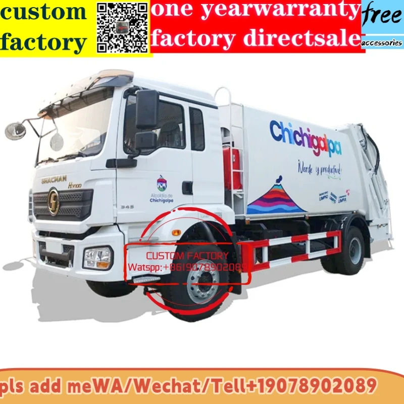 China Low price new or used garbage compactor truck with diesel engine waste collection transportation garbage truck for sale