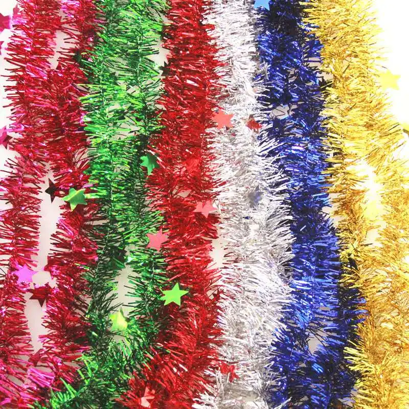 Tinsel Garland Wreath Christmas Wedding Accessory Popular Wholesale Festival Items Decorations Outdoor