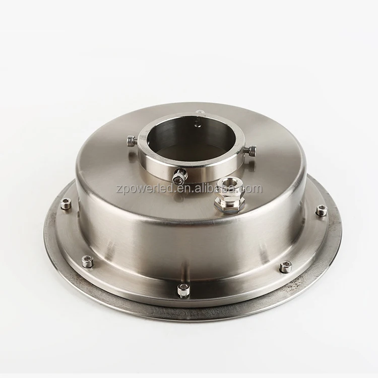 Stainless Steel Donut Nozzle Fountain Light DMX RGB 9x3w LED Underwater Fountain Jet Ring Light