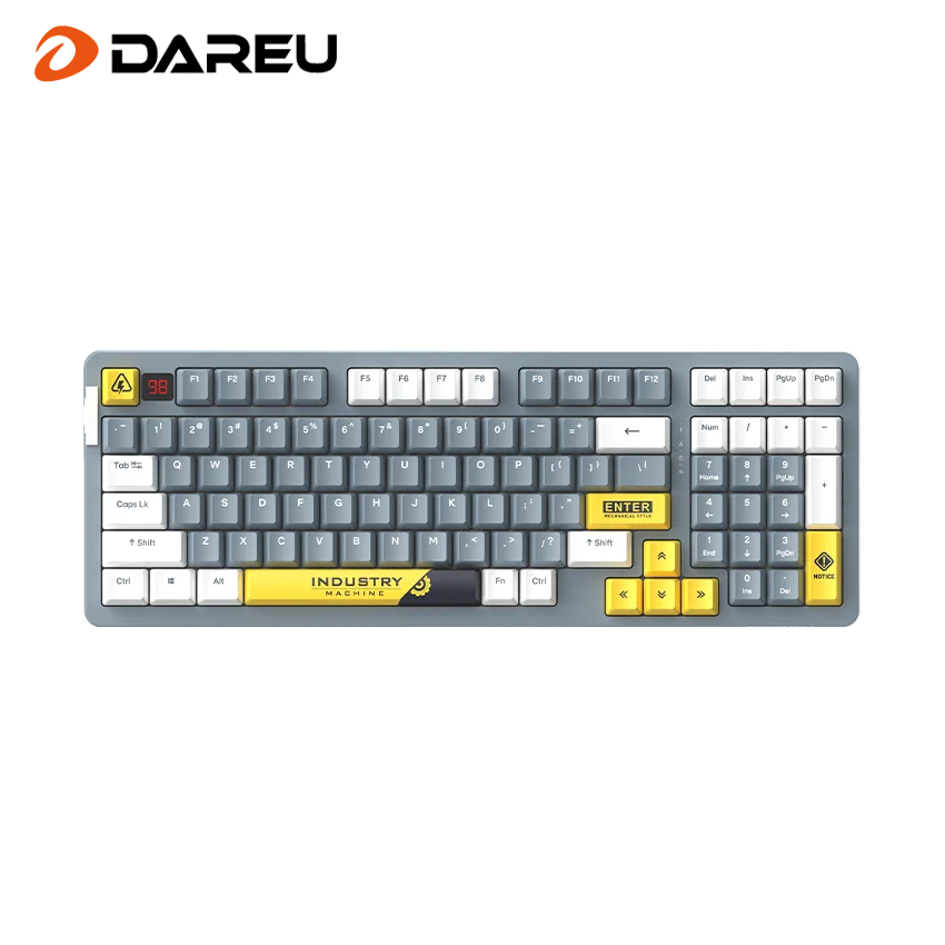 New design best selling Dareu A98 Pro gaming keyboard wireless mechanical keyboard ergonomic keyboard real gasket