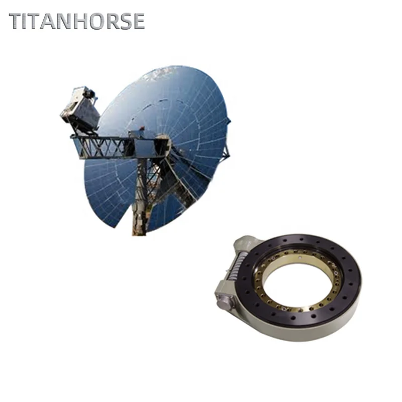 Titanhorse 14-дюймовый поворотный червячного привода с Стерлинг двигатель или 24vdc мотор предел переключатель для фотоэлектрической системы