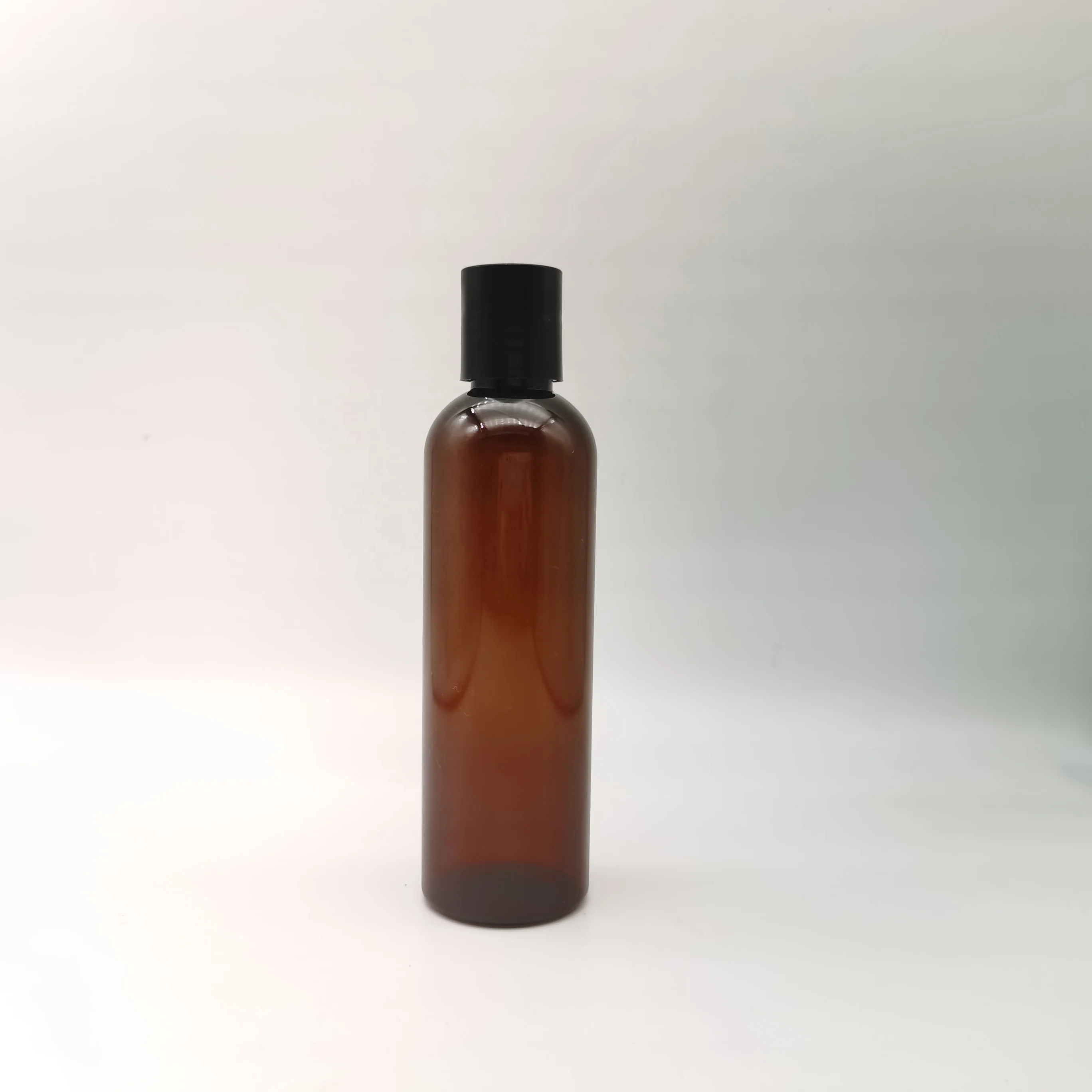 2 унции 4 8 унций 16 янтарный ПЭТ космос пули бутылки с черным диском верхняя крышка