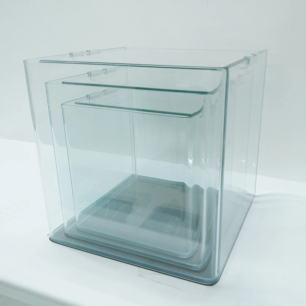 wholesale 5 in 1 fish tank set with glass lids