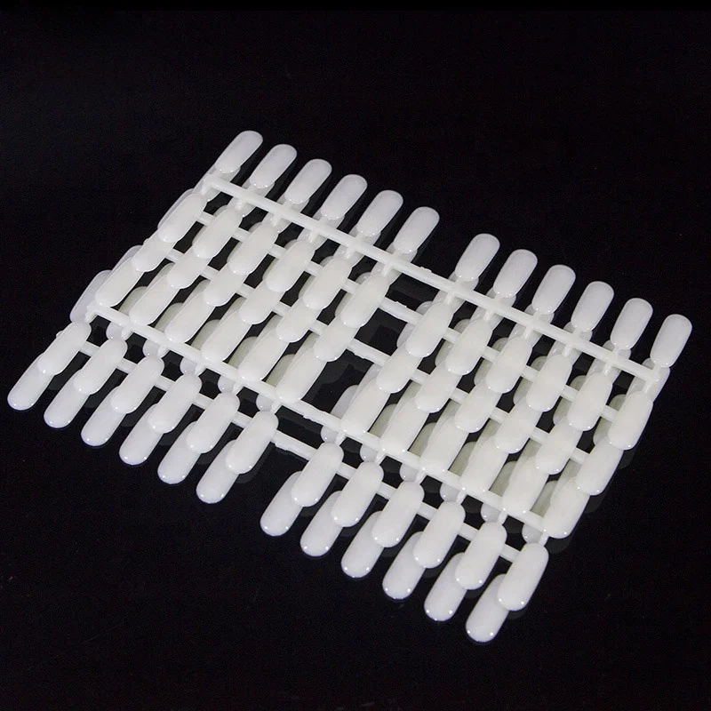 
5pcs/set Natural Tips Polish Display Nails Art Palette Color Chart Practice Sticks Manicure Acrylic Tool 