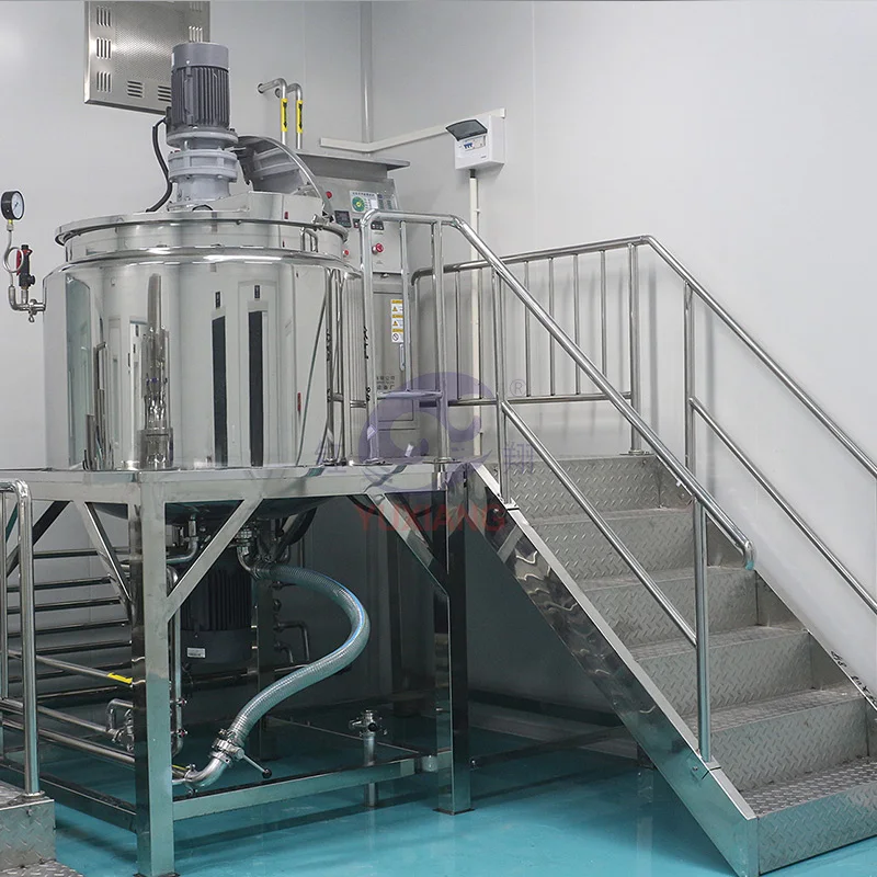 Производственная линия жидкого мыла yuxiang200l с лезвием для смесителя производства