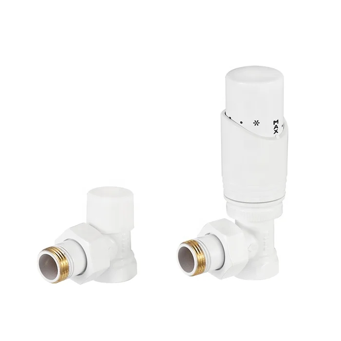 Deluxe Thermostatic radiator valve brass Angled  Valves for Heating radiator BJ12001-J