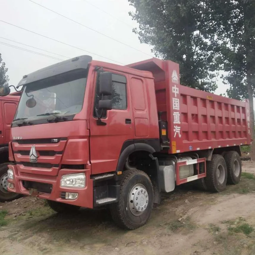
Used sinotruk cargo truck howo 371 hp 375 hp 6x4 tipper trucks for sale in europe 