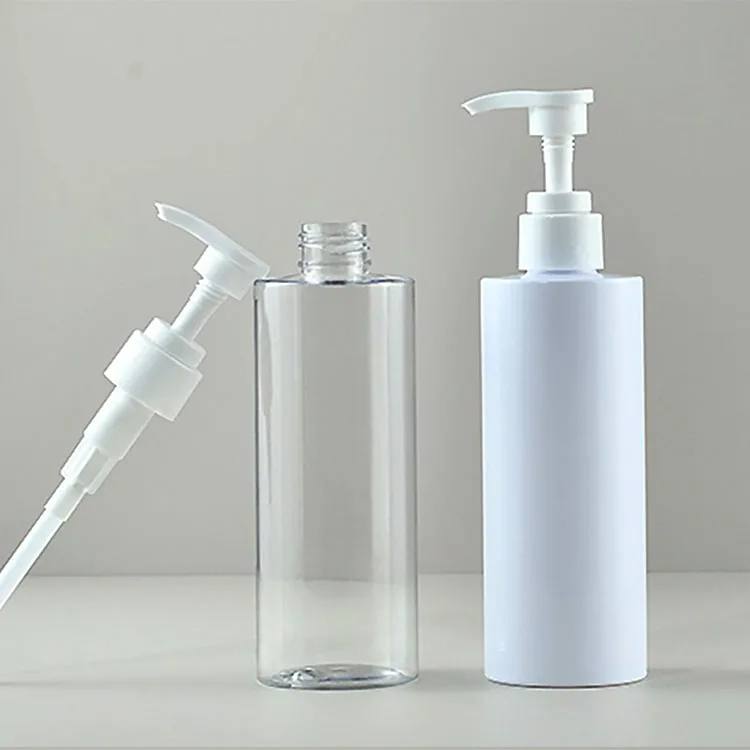 Customized 300ml 500ml 750ml 1000ml Plastic Pump Round Gradient Color PET Skincare Plastic Lotion Bottle Packaging Bottle