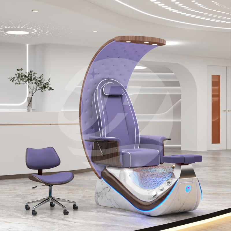 Mutli function whirlpool light surfing spa foot massage pedicure chair manicure sillas de pedicure luxury for nail salon