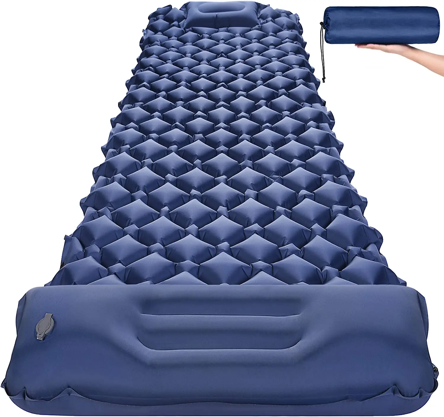 Travel Mat Car Self-inflating Mat Sleeping Pad Waterproof Foldable Outdoor Compact Camping Mat Tpu Camping Mattress Sleeping Pad