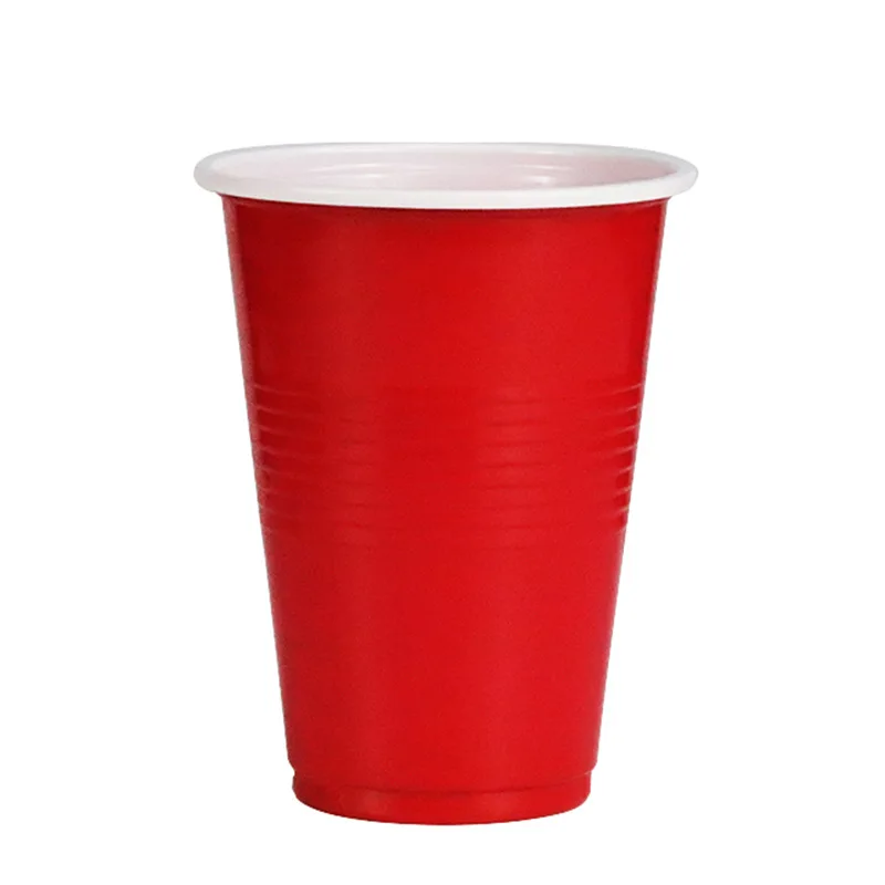 Wholesale Customized Branded Logo Reusable 16 Oz Plastic Disposable PP Cups Custom Beer pong Set Beer Pong Party Cups Red Cup