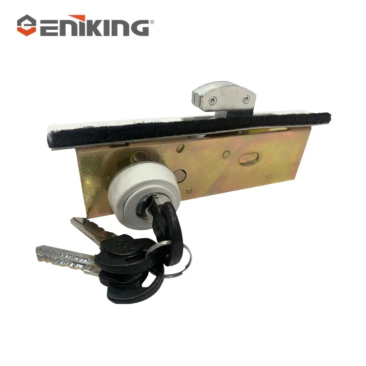 High Quality Aluminum Alloy Backset Hook Bolt Mortise Lock Adjustable Mortise Hook Lock Glass Door Lock Set