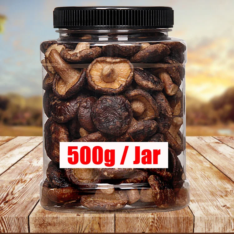 OEM wholesale 500g jar VF Crispy Mushrooms and Vegetables Dried Mushroom Crisp Snacks dehydrated Crispy dried fruit vegetables