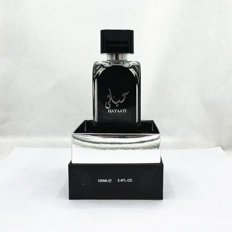 Hot selling Black luxury gift box mystery Middle East Arab Dubai Long lasting wholesale perfume for men and women HAYAATI