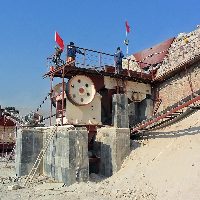 Gravel Rock Jaw Impact Crushing Plant Crusher Machine Complete Artificial Sand and Stone Production Line